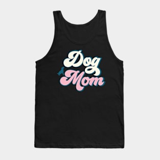 Retro Dog Mom Shirt, Best gift for Dog Lovers Tank Top